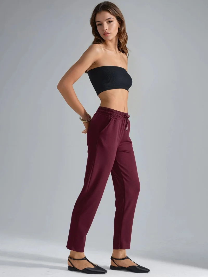 هيكاب بنطلون جوجر بقصة كاروت وخصر مطاطي من مودال تاتش مجموعة بيرسان